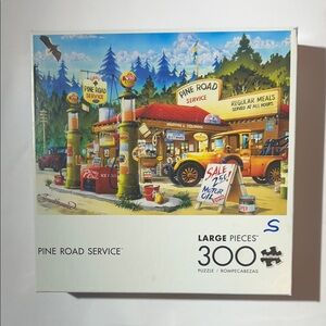 Buffalo Games Pine Road Service 300-Piece Puzzle - Multicolor